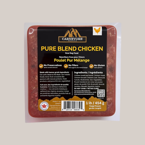 Chicken Raw Dog Food - Pure Blend Chicken